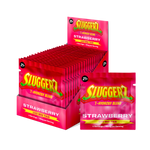 Sluggerz 7OH Strawberry 140mg – 20ct shelf pack display with single sachet